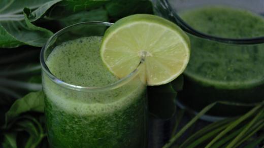 Chlorofyl, zelený nápoj
