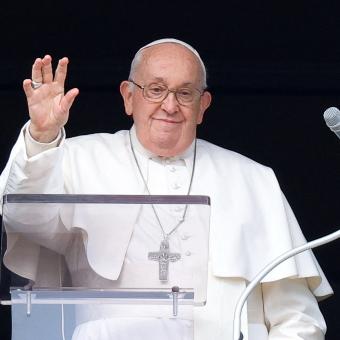 Papež František při novoroční mši