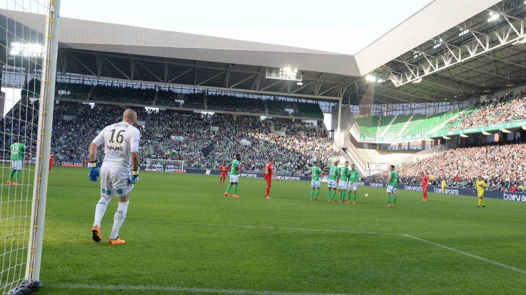 Fotbalový stadion v Saint-Étienne