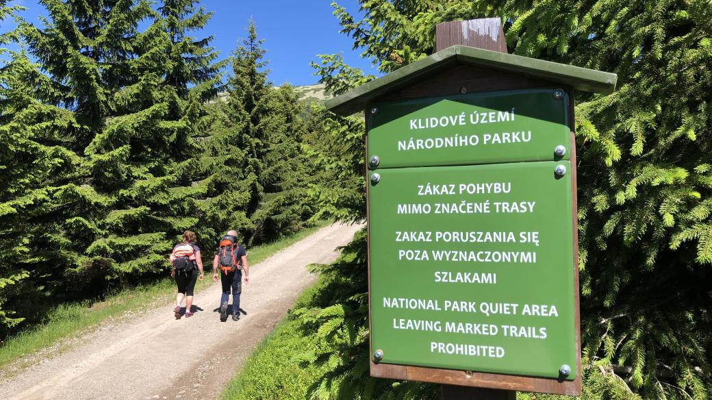 Nová zonace, klidová území, nový návštěvní řád KRNAP a změna značení cyklotras