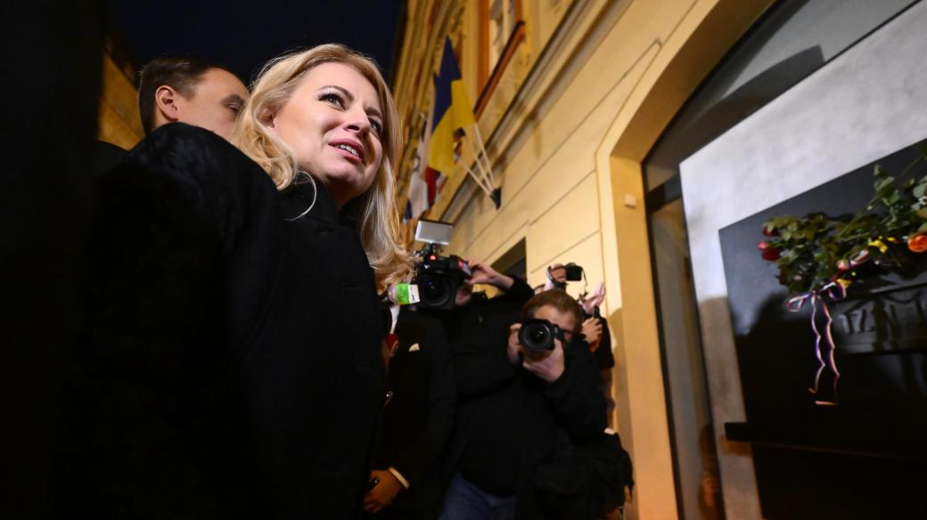 Zuzana Čaputová na Národní třídě