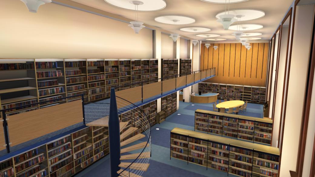 Knihovna ve virtuální realitě je skutečná