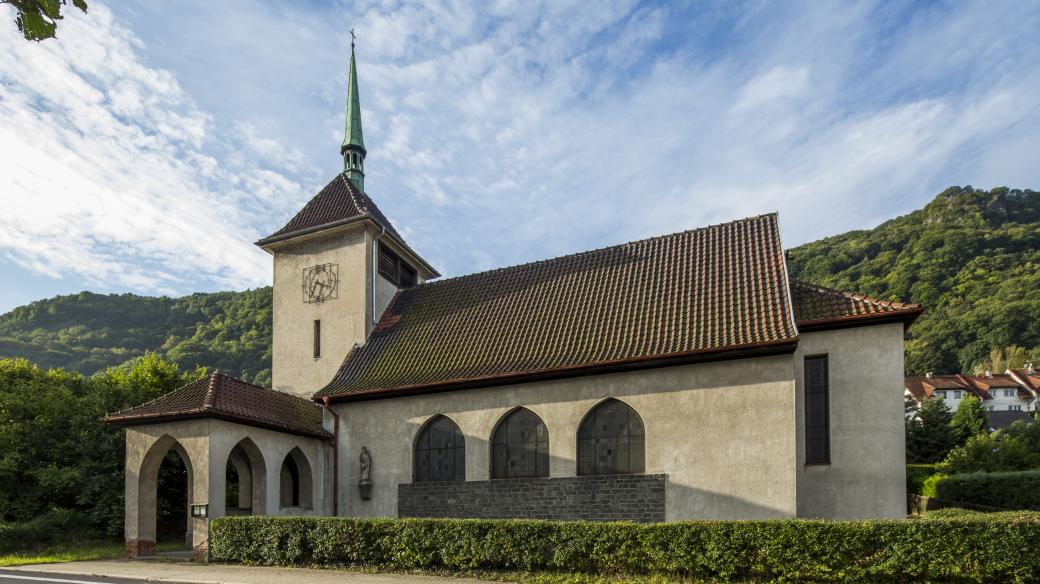 Německý expresionismus, kostel Míru a svobody Vaňov u Ústí nad Labem