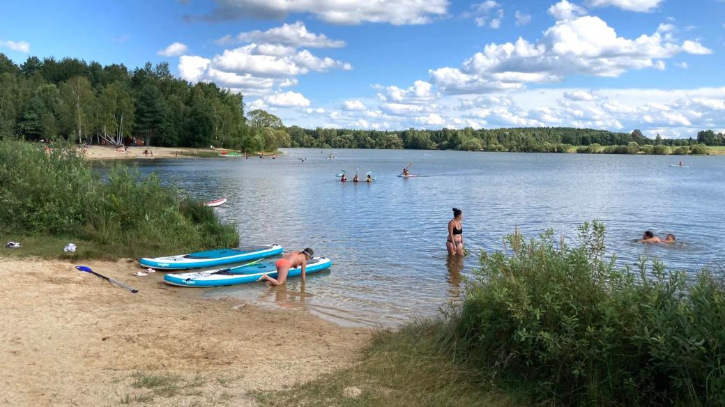 Velká tušťská pískovna u Suchdola nad Lužnicí