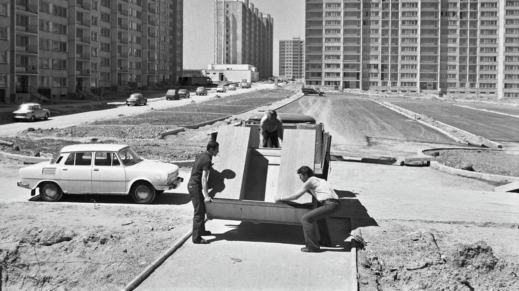 Praha, sídliště Jižní Město, 1976