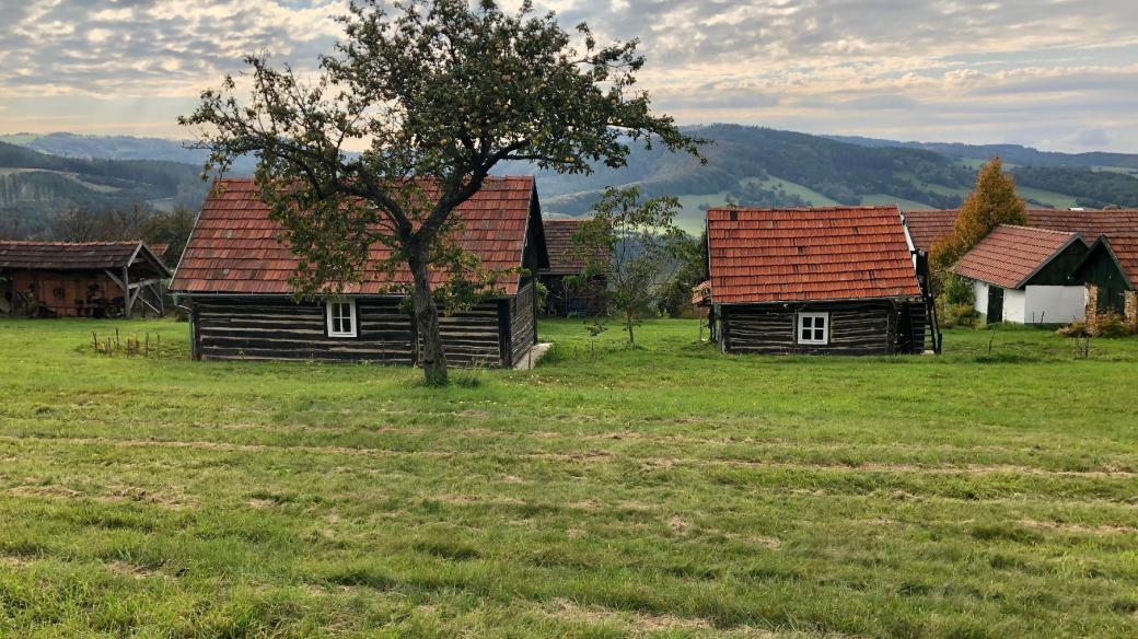 Zahrada u domku poslední žítkovské bohyně Irmy Gabrhelové