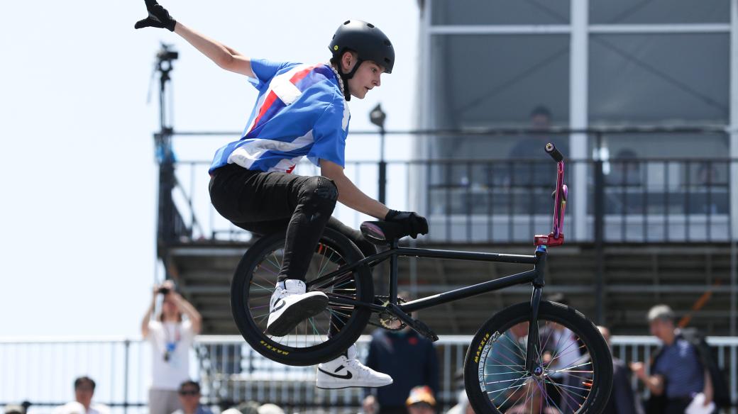 Česká závodnice ve freestyle BMX Iveta Miculyčová