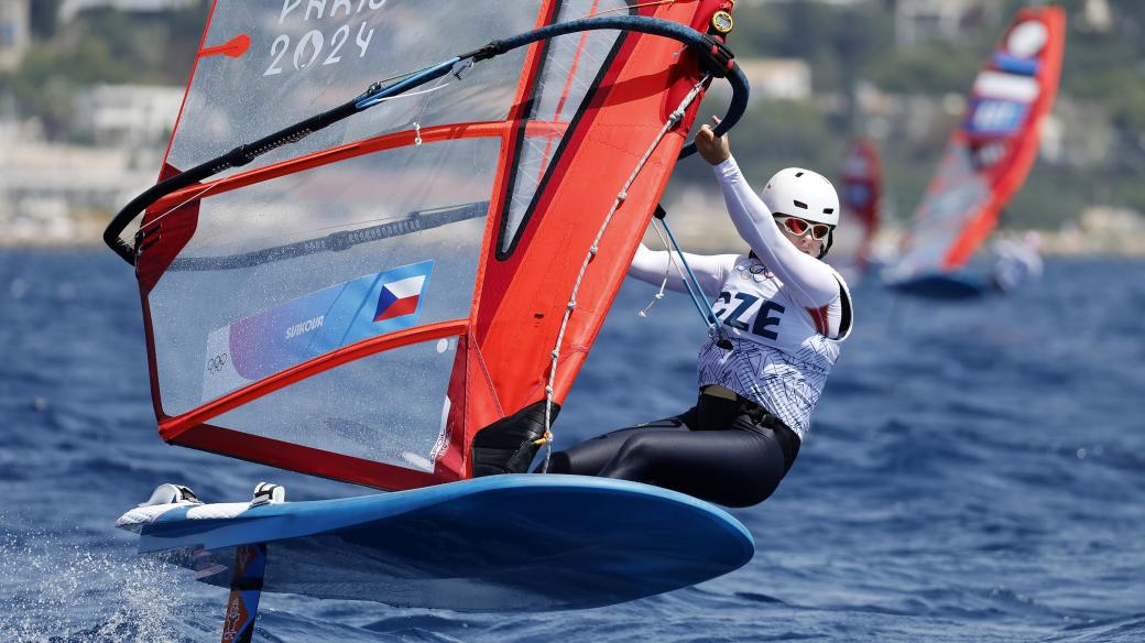 Kateřina Švíková při olympijském závodě v Marseille