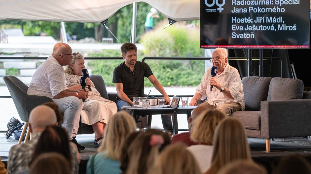 Jan Pokorný, Eva Ješutová, Jiří Mádl a Miroš Svatoň