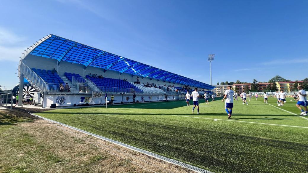 Zrekonstruovaný prostějovský fotbalový stadion