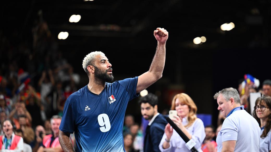 Earvin Ngapeth na olympijských hrách v Paříži 2024