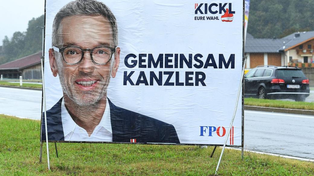 Herbert Kickl, lídr rakouských Svobodných (FPÖ)