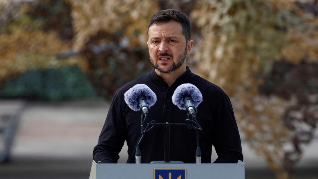 Ukrajinský prezident Volodymyr Zelenskyj