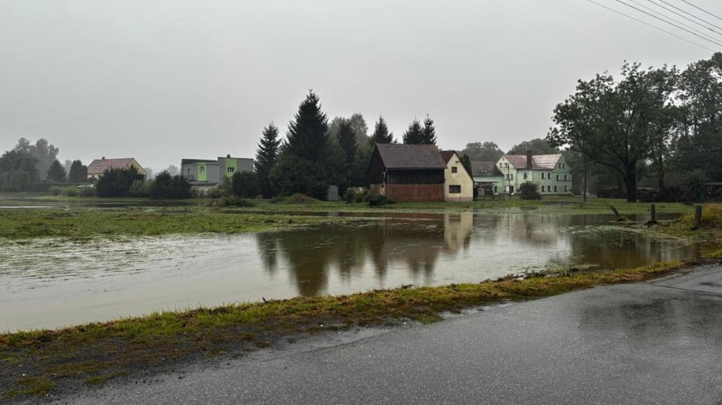 Višňová, ráno v pondělí 16. září 2024