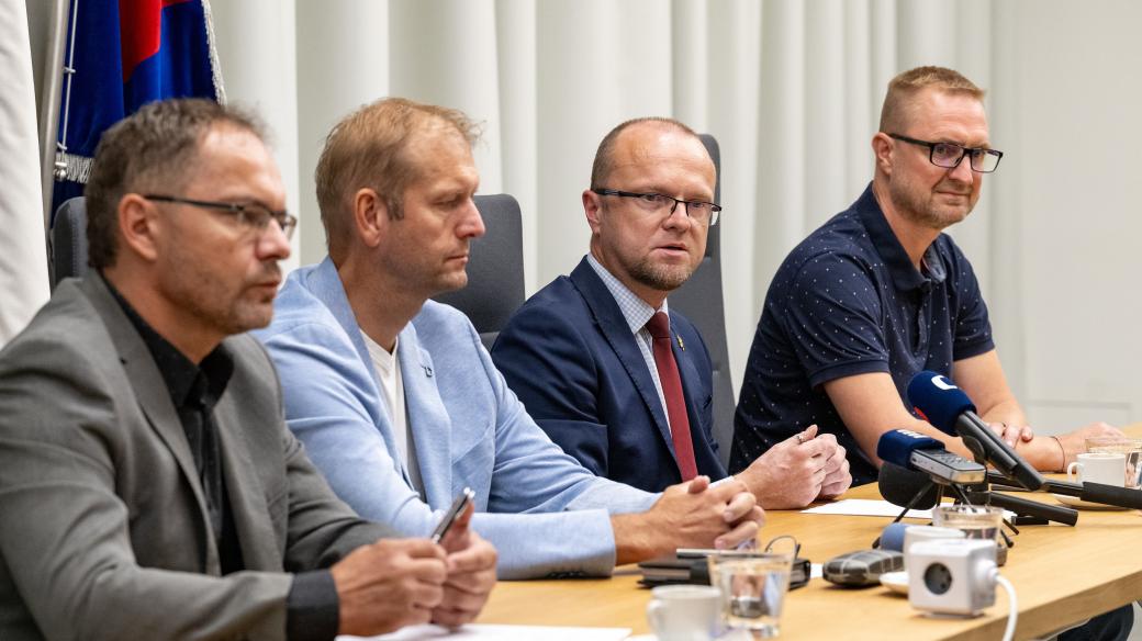 Ladislav Valtr, Dušan Salfický, Martin Netolický a Pavel Šotola