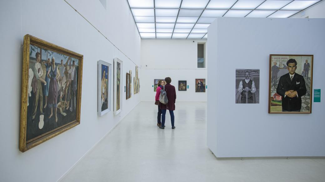 Retrospektivní výstava obrazů slezského malíře Paula Gebauera (1888-1951) nazvaná Ikona fotorealistické malby a Heimatkunst