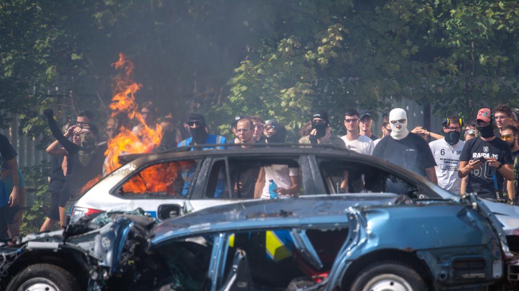 Do cvičení se v Pardubicích zapojilo 400 lidí včetně policistů, záchranářů, hasičů a studentů