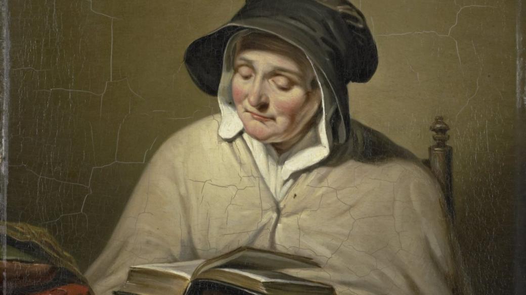 Cornelis Kruseman: Old Woman Reading; Rijksmuseum; ;