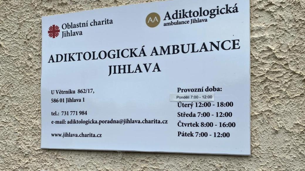 Adiktologická ambulance funguje v Jihlavě už dva roky