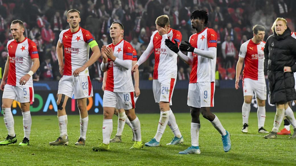 Utkání 5. kola skupiny F fotbalové Ligy mistrů: SK Slavia Praha : Inter Milán, 27. listopadu 2019 v Praze