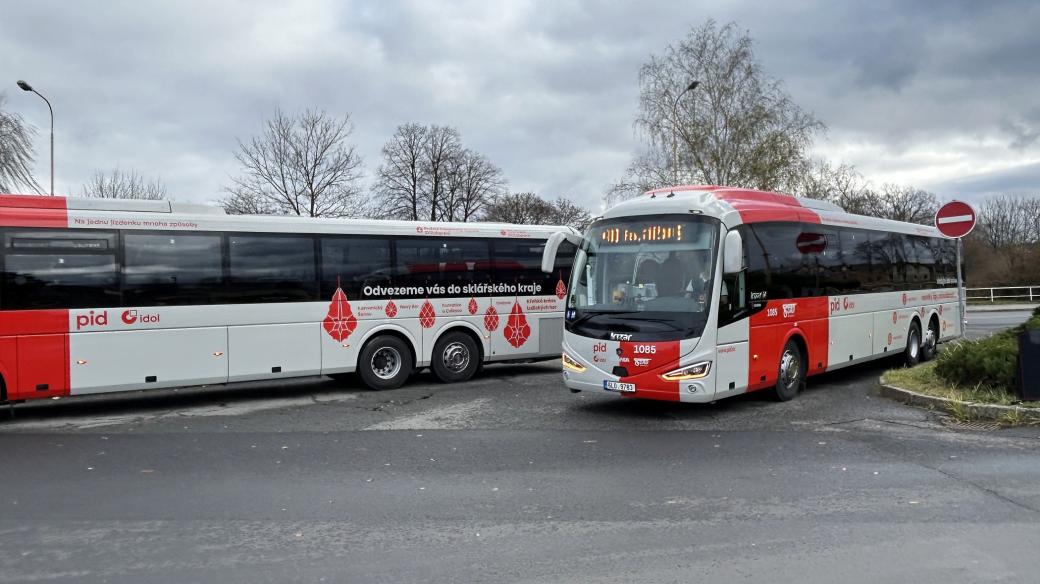 Na lince 400 Praha - Česká Lípa - Varnsdorf budou jezdit tyto autobusy