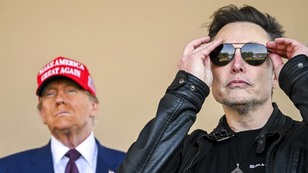 Donald Trump a Elon Musk