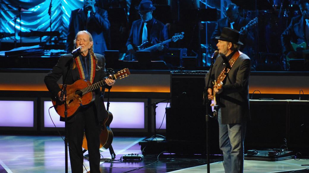 Willie Nelson a Merle Haggard v roce 2012