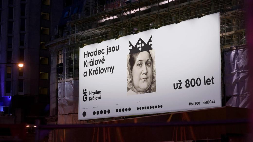 Hradec jsou Králové a Královny už 800 let - vizuální kampaň oslav