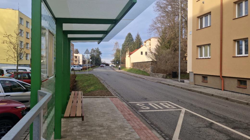 Nová autobusová zastávka v Havlíčkově Brodě