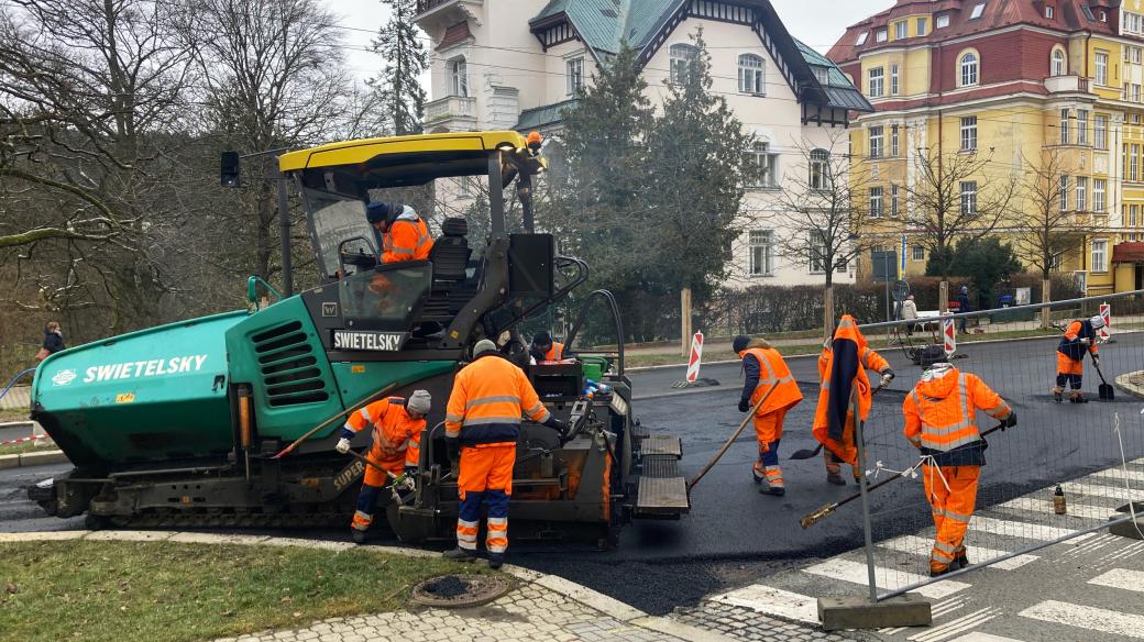 Rekonstrukce Hlavní třídy v Mariánských Lázních