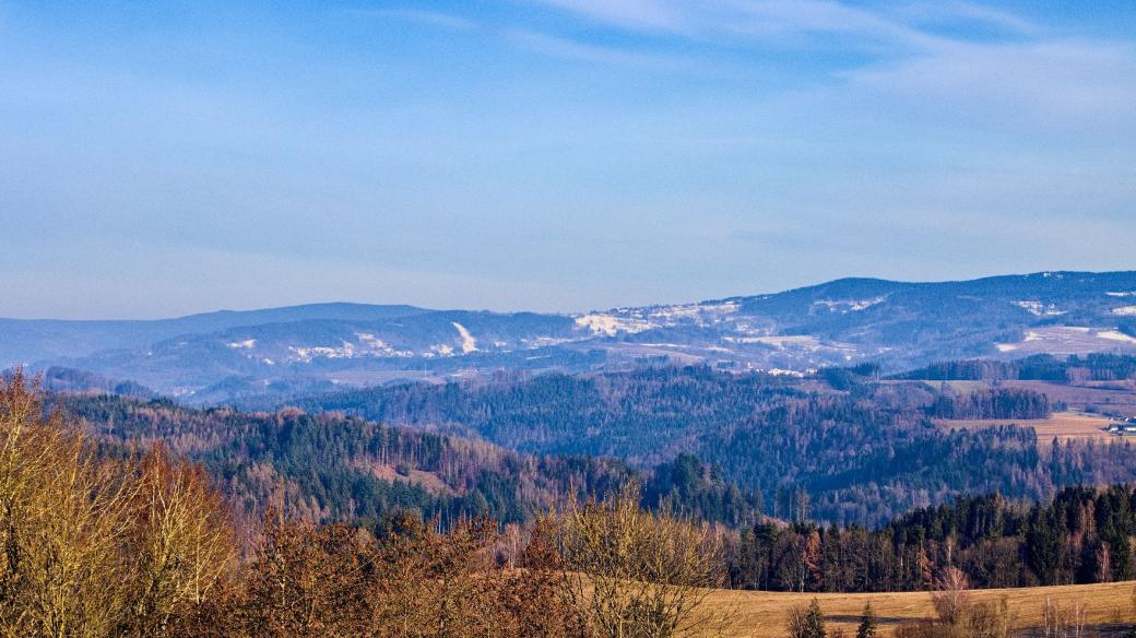 Pohled směrem na Jizerské hory