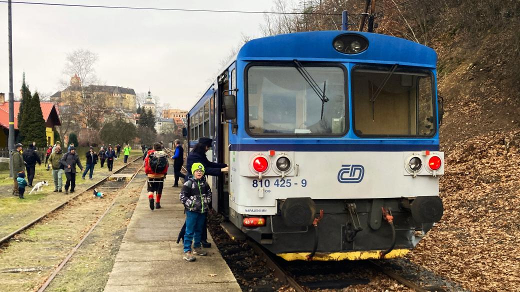 Poslední vlak na loketské železnici