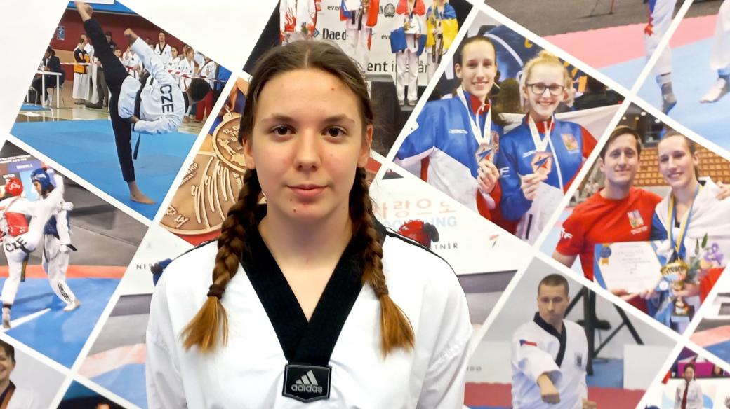 Alice Bínová, pelhřimovská taekwondistka