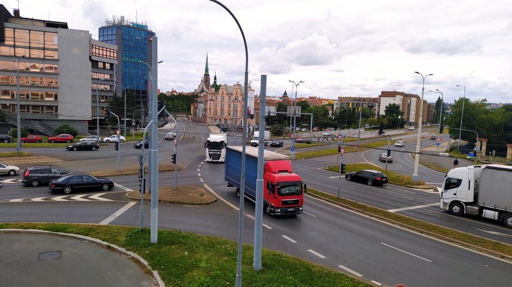 Křižovatka U Jána v Plzni