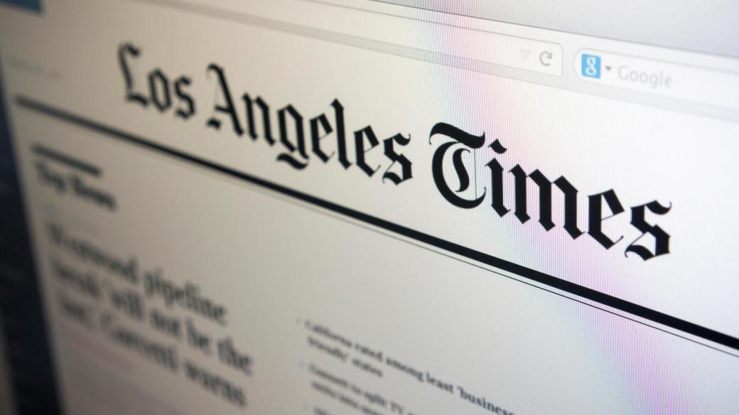 Tisk a distribuci listu Los Angeles Times narušil kybernetický útok