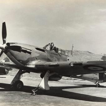 Stíhací letoun RAF Hawker Hurricane