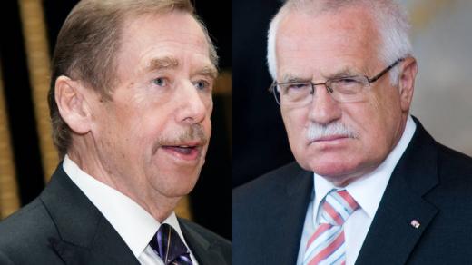 Václav Havel a Václav Klaus.