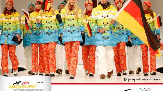 Oblečení německých olympioniků