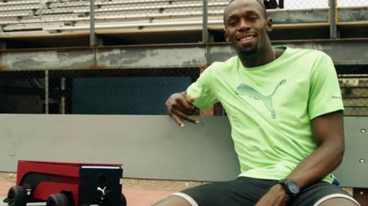 Běžecký robot od firmy Puma a Usain Bolt