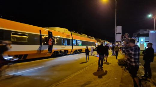 V Brně je k vidění čtyřicet let starý model francouzského rychlovlaku TGV
