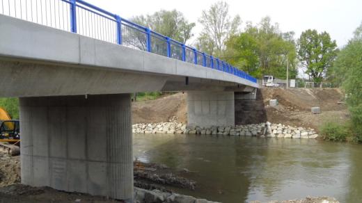 Nový most přes Odru v Polance n. O.