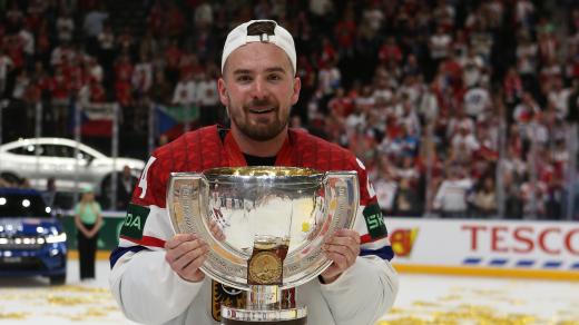 Jan Ščotka si na mistrovství světa v hokeji zahrál až ve finálovém duelu se Švýcary