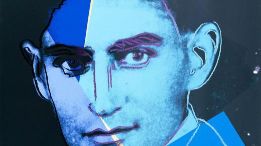 Andy Warhol: Franz Kafka (z cyklu 10 portrétů Židů 20. století), 1980 