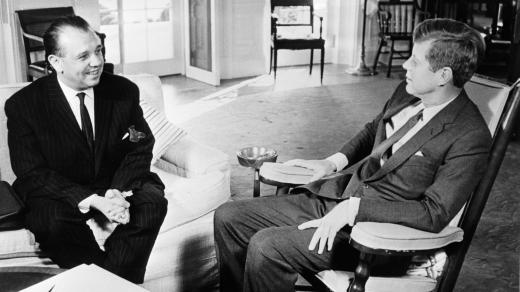 Přijetí nového čs. velvyslance Karla Dudy u amerického prezidenta Johna F. Kennedyho 19. listopadu 1963 ve Washingtonu