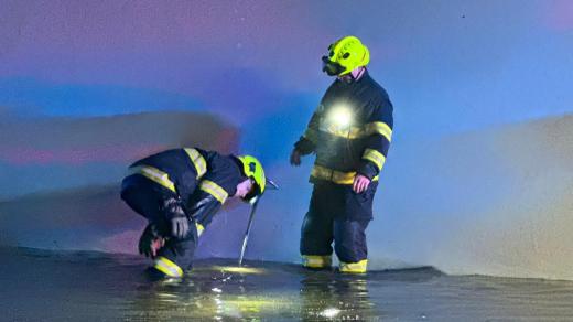 Výjezdy hasičů v souvislosti s intenzivním deštěm na Třinecku