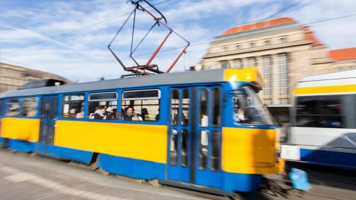Tramvaj v Lipsku (ilustr. foto)