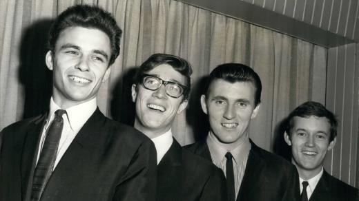 Kapela Shadows v roce 1963 – John Rostill, Hank Marvin, Bruce Welch a Brian Bennett