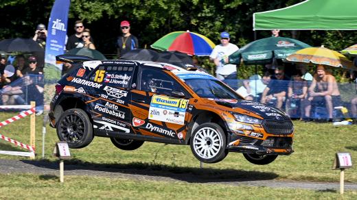 Barum Czech Rally Zlín 2024, vítězná posádka Dominik Stříteský, Jiří Hovorka