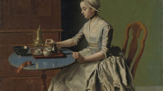 Jean-Etienne Liotard: Dutch Girl at Breakfast; Rijksmuseum; ;