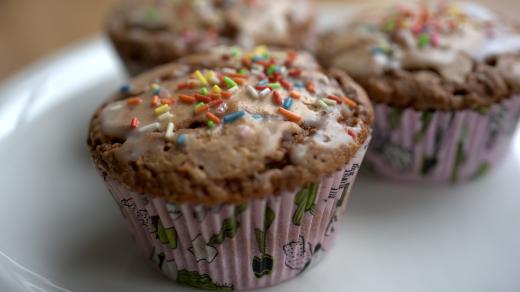 Muffiny, které lze podávat i za studena, jsou u dětí oblébené